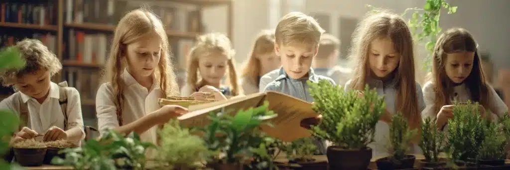 Educate kids about trees