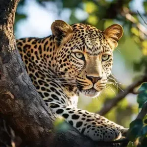 Leopard in Tree